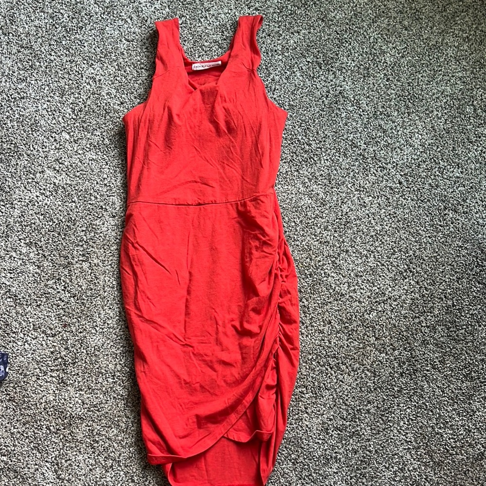 ATHLETA orange tank dress medium